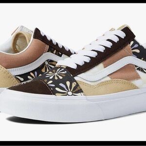 New Vans Divine Energy Patchwork Shoes Women’s Size 8.5